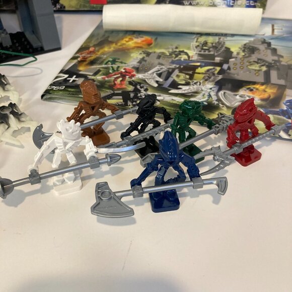 LEGO Bionicle 8769 Visorak's Gate Toa Hordika Near Complete Set + Box + Manual - Picture 2 of 13